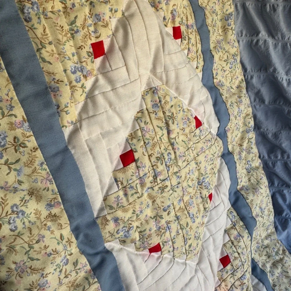 Handmade vintage quilted